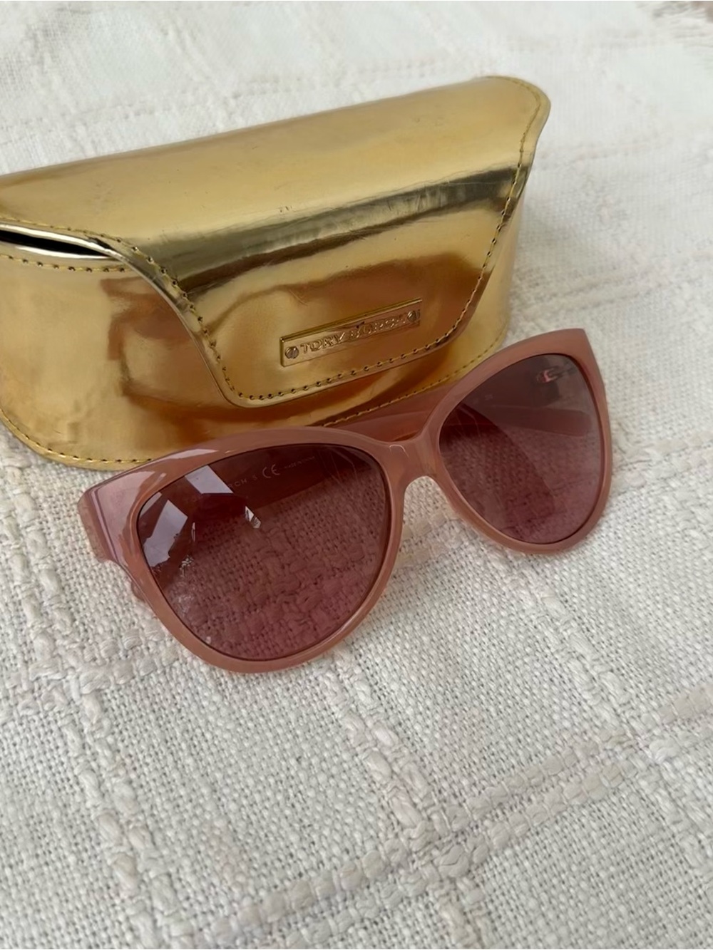 Tory Burch Pink Cat-Eye Sunglasses